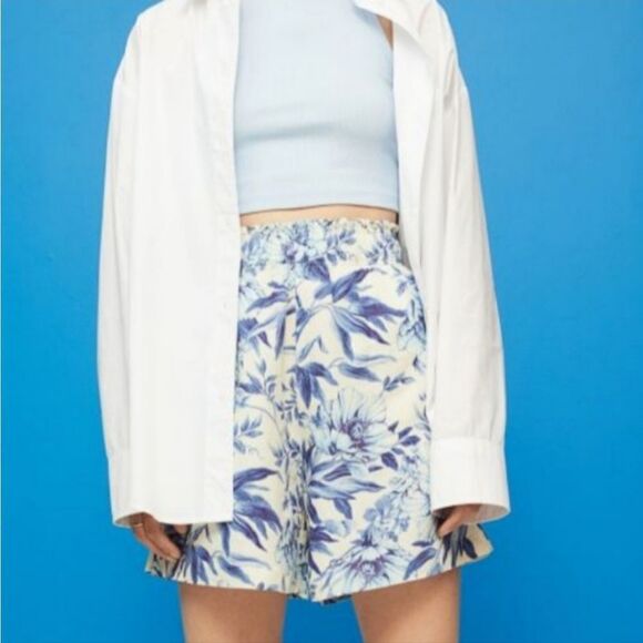 H&M Linen blend shorts size S - Picture 7 of 8